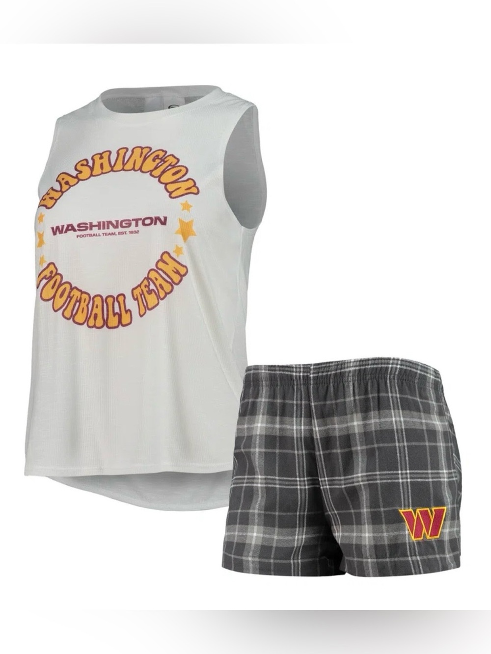 Washington Commanders Concepts Sport Womens Ultimate Tank Top & Shorts Sleep Set